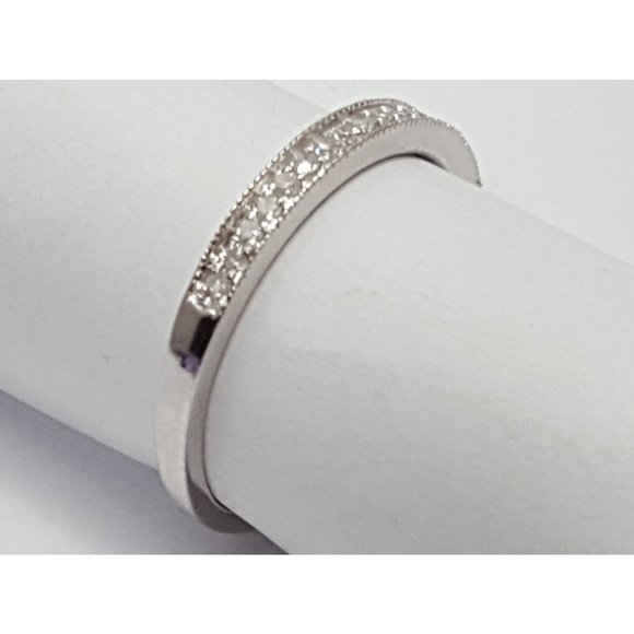 SOLD Unique Designer Diamond Wedding Ring Band - Size 5 - Picture 6 of 10